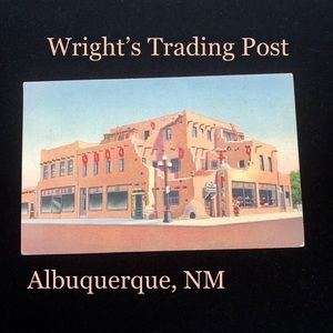 Vintage Albuquerque NM Trading Post Postcard
